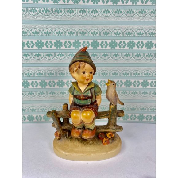 Hummel Harmony Boy on fence, 5" height, w box, TMK4, limited edition - Picture 13 of 17